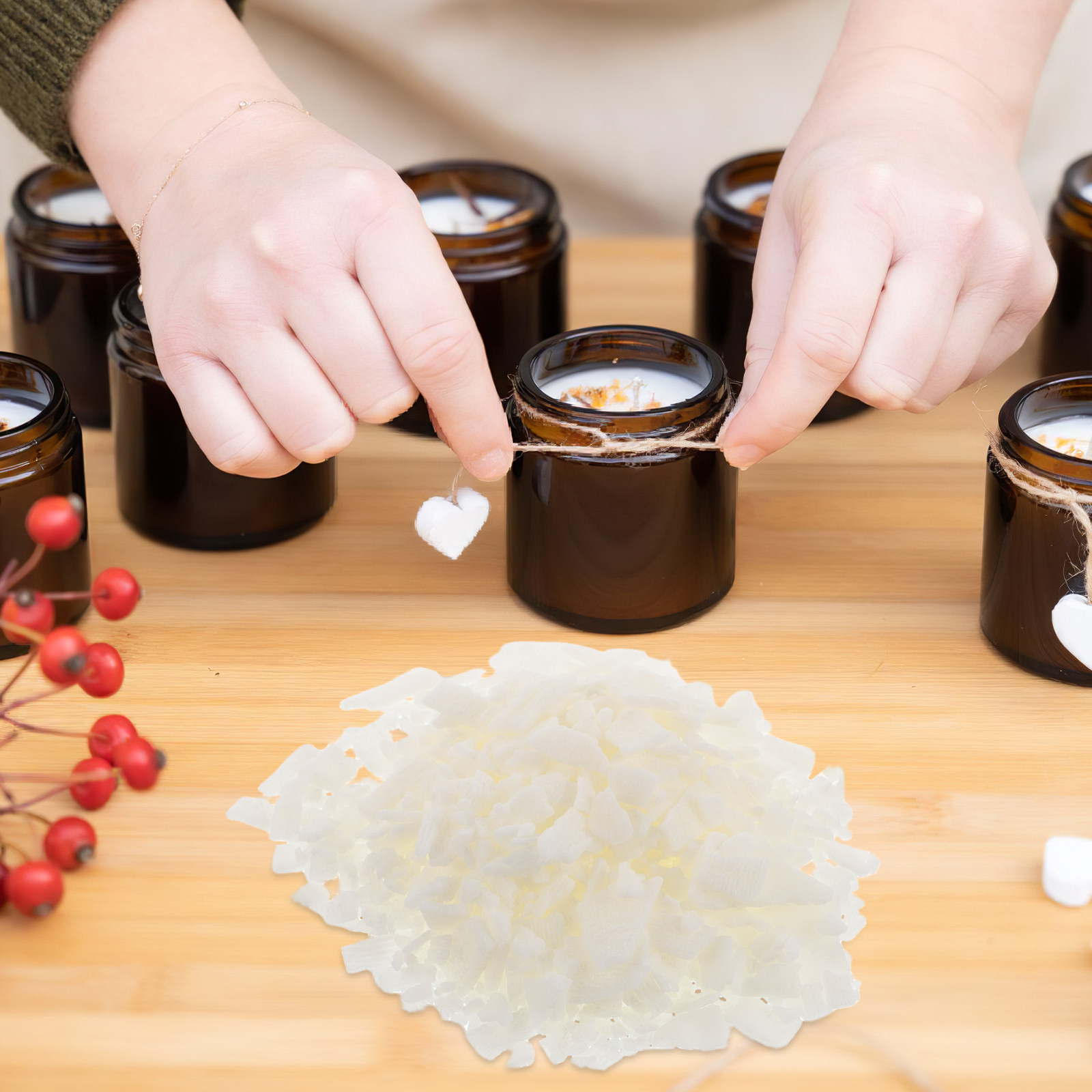 Candle Supplies Beeswax - Soybean Natural Wax for Making DIY