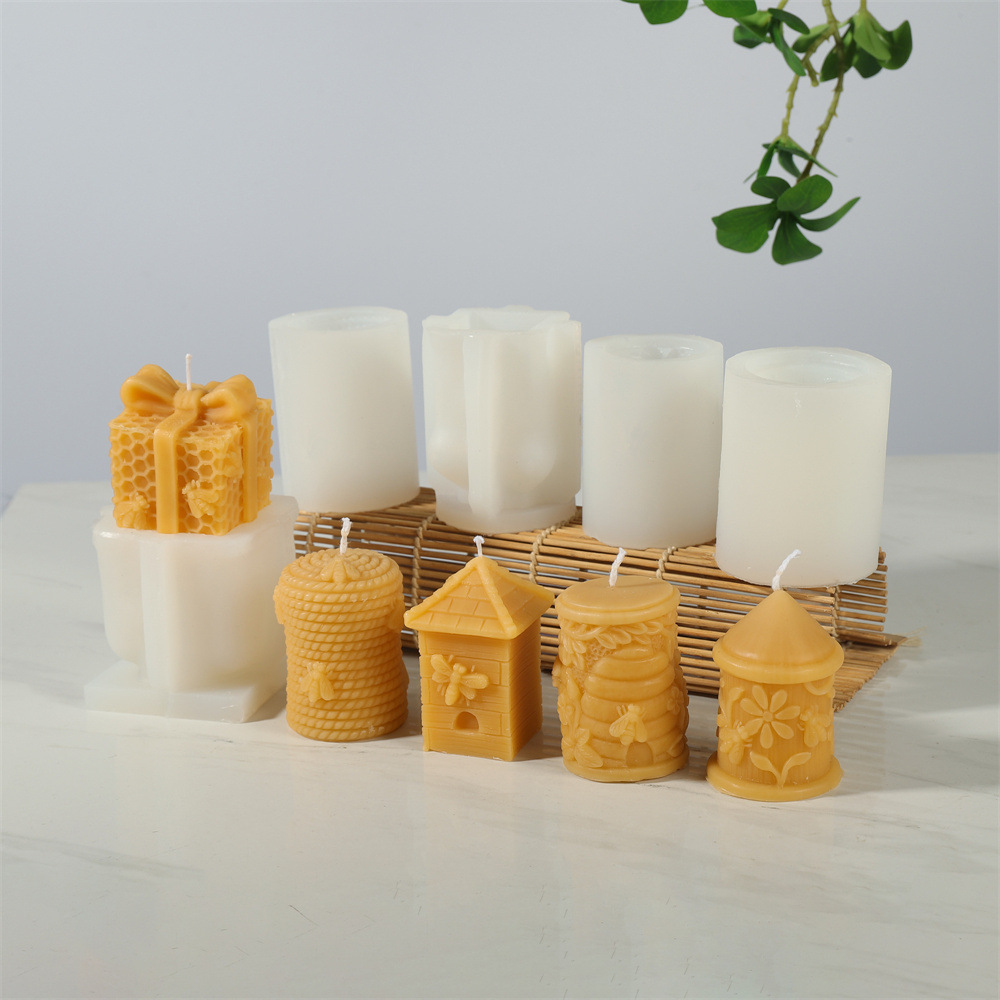 Honeycomb Bow Gift Box Silicon - Candle Supplies Beeswax 리뷰 및 가격