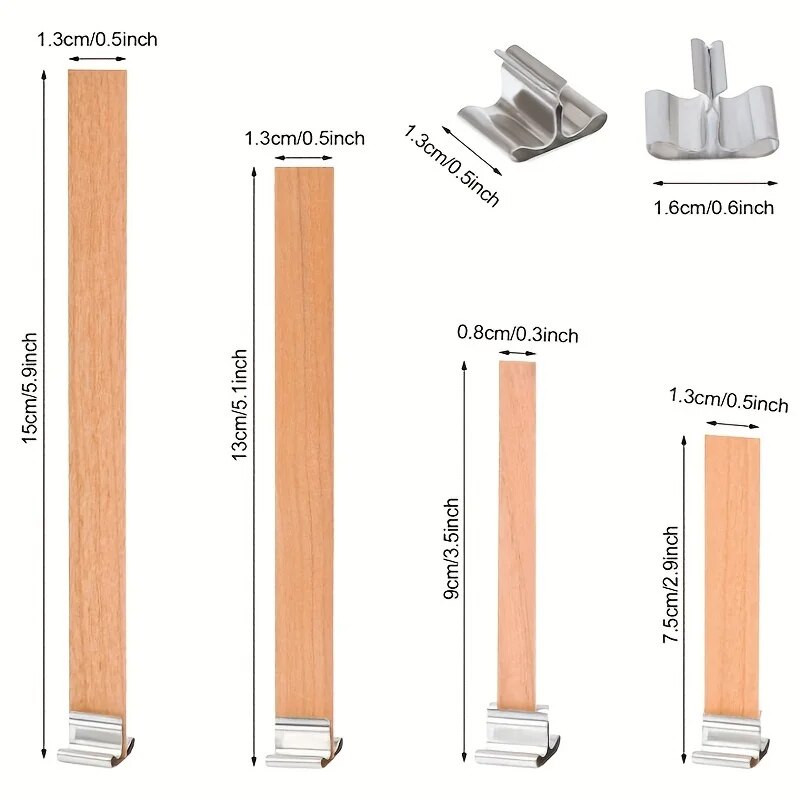 30pcs High Quality Wooden Cand - Candle Supplies Beeswax 리뷰 및 가격
