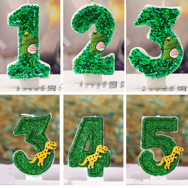 Dinosaur Birthday Candles Numb - Candle Supplies Beeswax 리뷰 및 가격