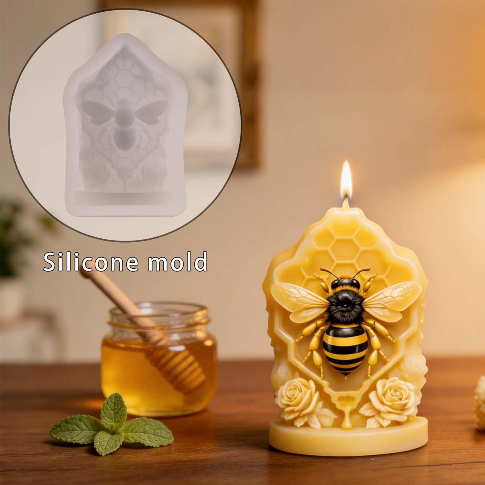 Honey Comb Silicone Mold 3D Ho - Candle Supplies Beeswax 리뷰 및 가격