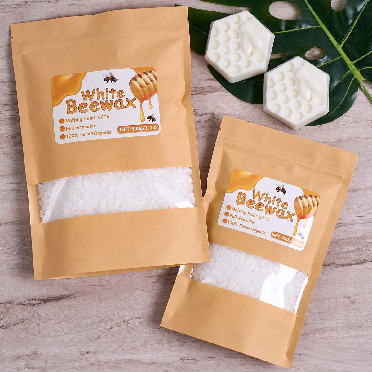 500g White Beeswax DIY Candle  - Candle Supplies Beeswax 리뷰 및 가격