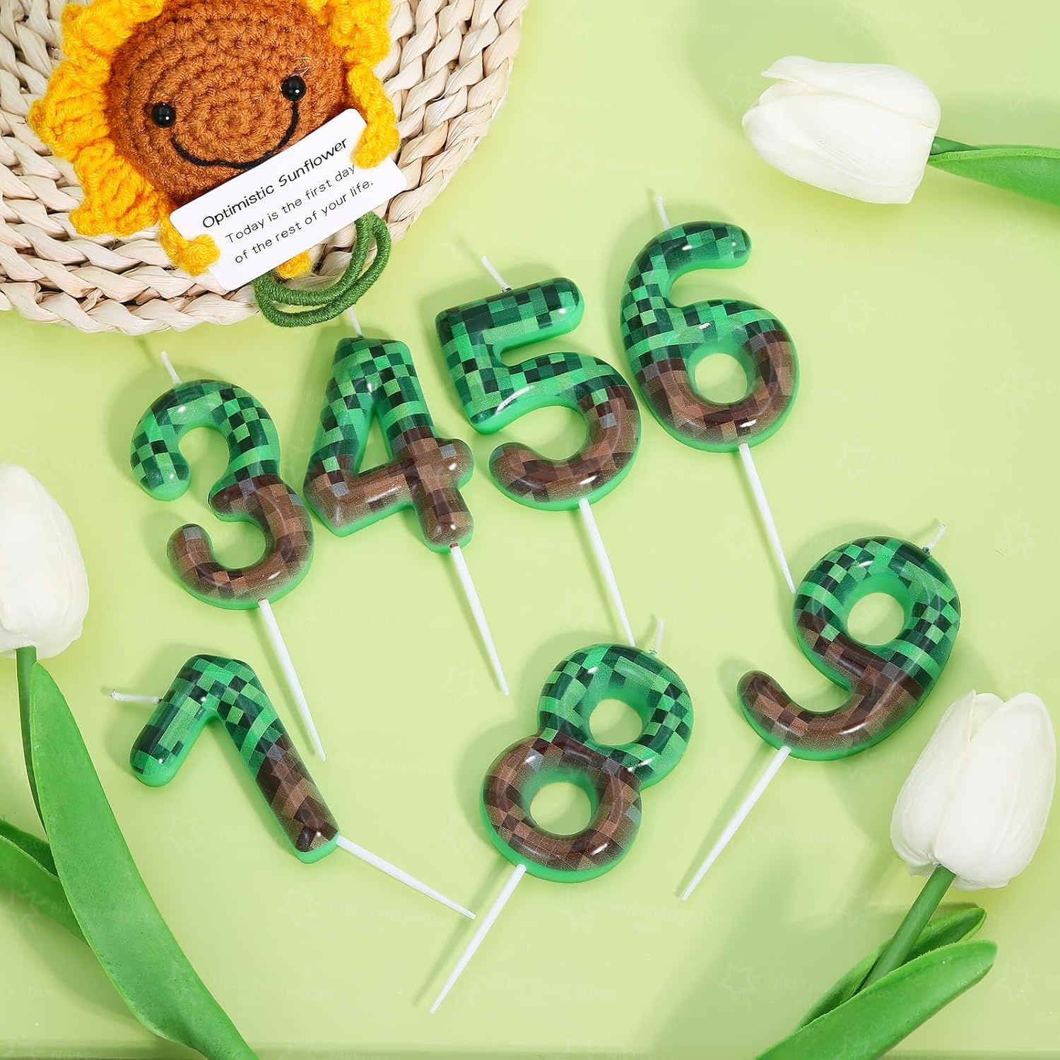 Miner Birthday Candles Birthda - Candle Supplies Video 리뷰 및 가격