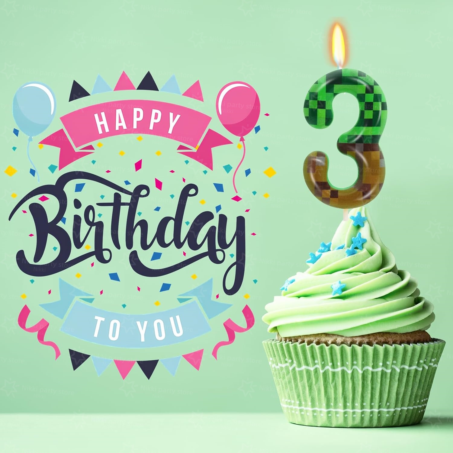 Miner Birthday Candles Birthda - Candle Supplies Video 리뷰 및 가격
