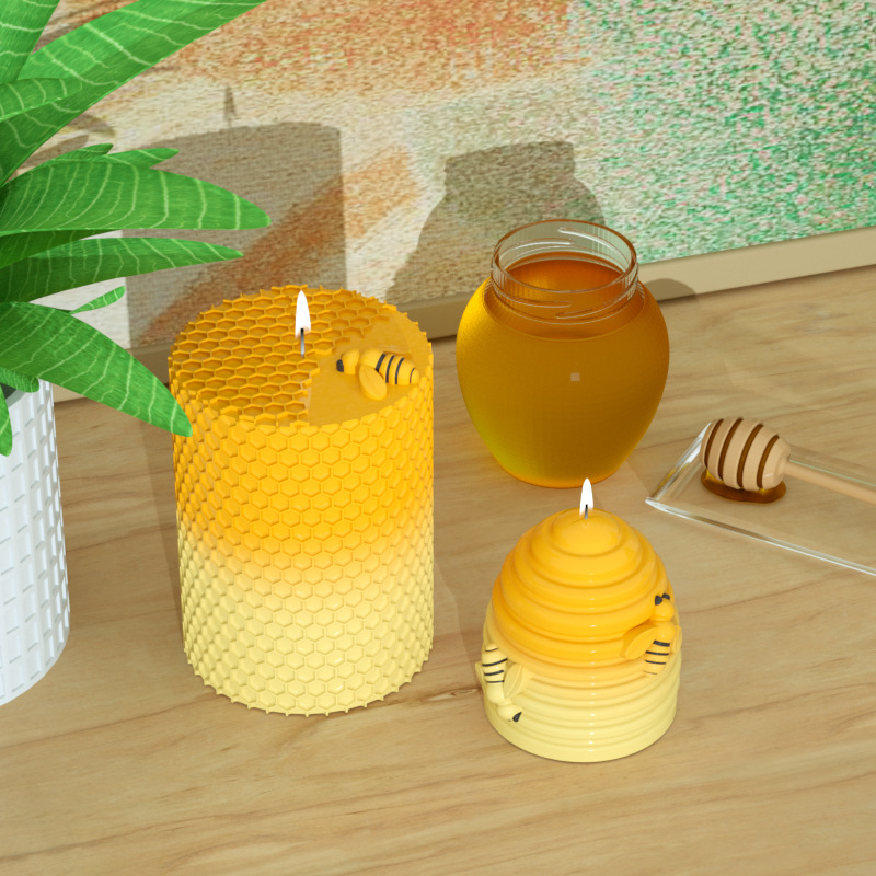 Candle Silicone Mold 3D Bee Ho - Candle Supplies Beeswax 리뷰 및 가격